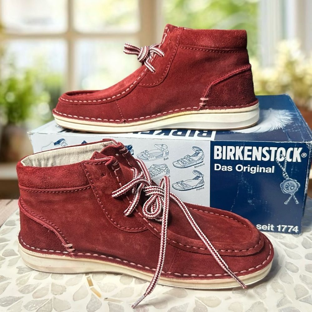 BIRKENSTOCK Leather Pasadena High Ankle Booties Chukkas EU 36 Womens 5 NIB - Picture 8 of 11